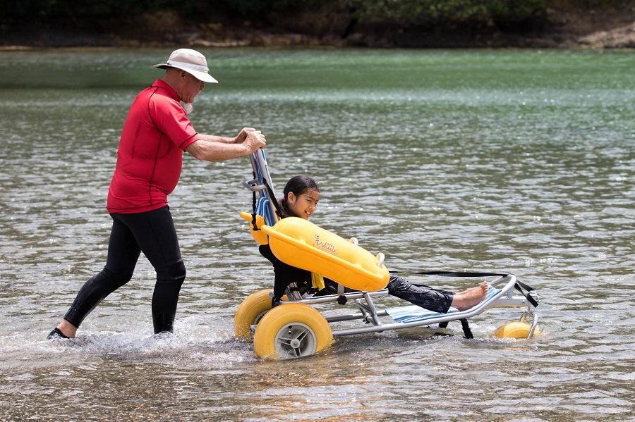 WATERWHEELS® Floating Beach Wheelchair